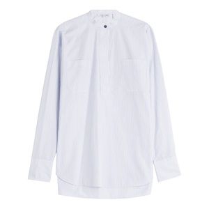 Helmut Lang Poet Shirt Striped Popover - XS